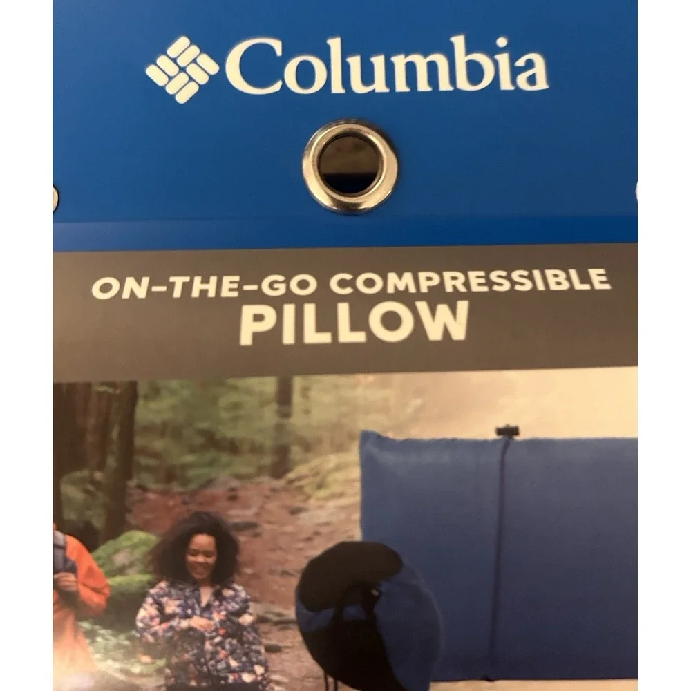 Columbia Ultra Lightweight Compressible Camping Pillow Travel Backpacking 18x11